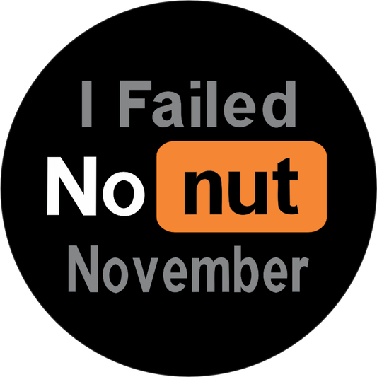 No Nut November - 3 inch Sticker