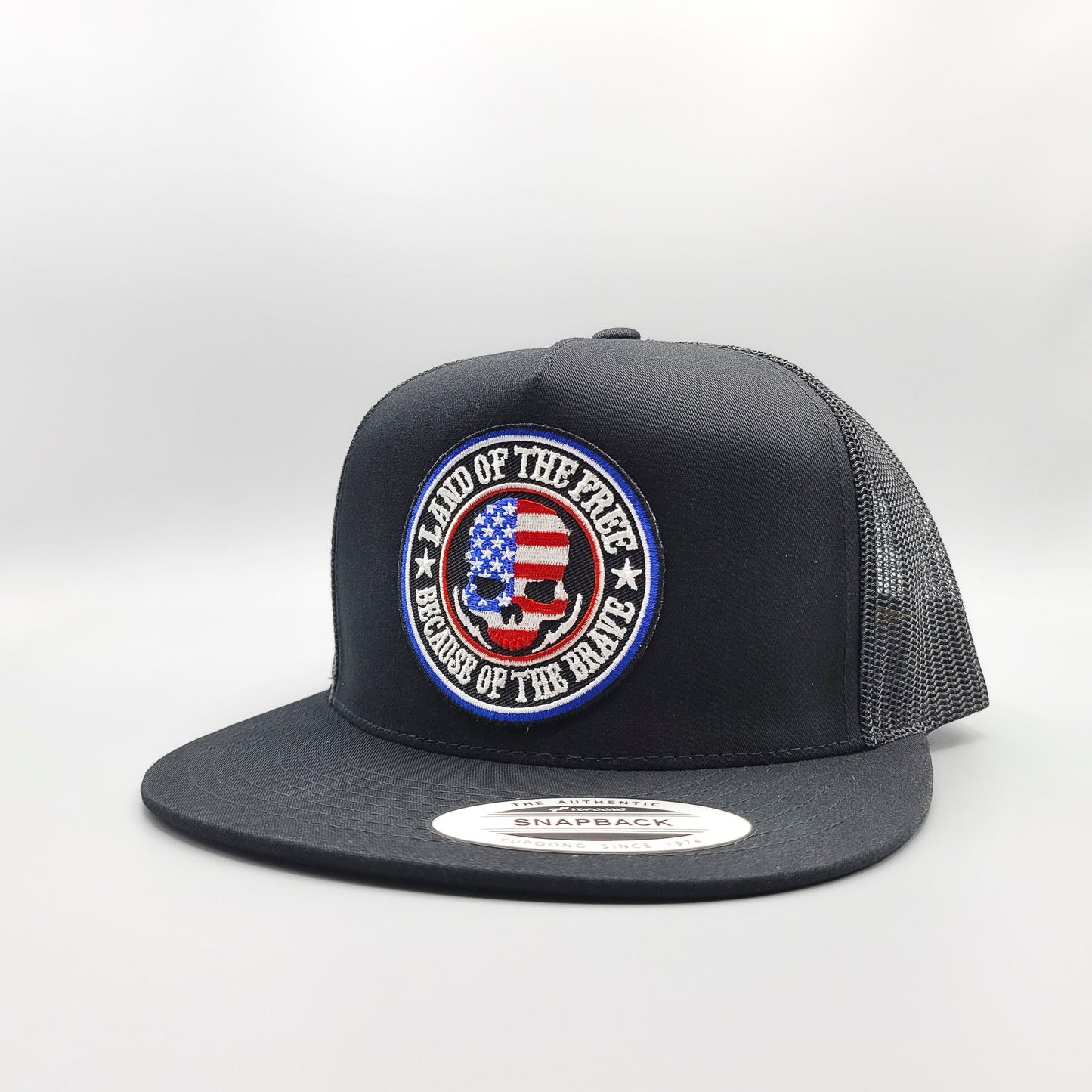 Land of the Free Patriotic Trucker Hat