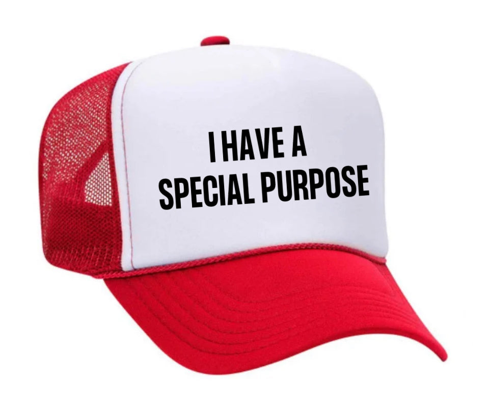 I Have A Special Purpose Trucker Hat