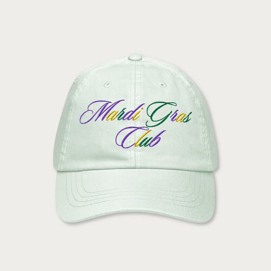 Mardi Gras Club Pastel dad hat