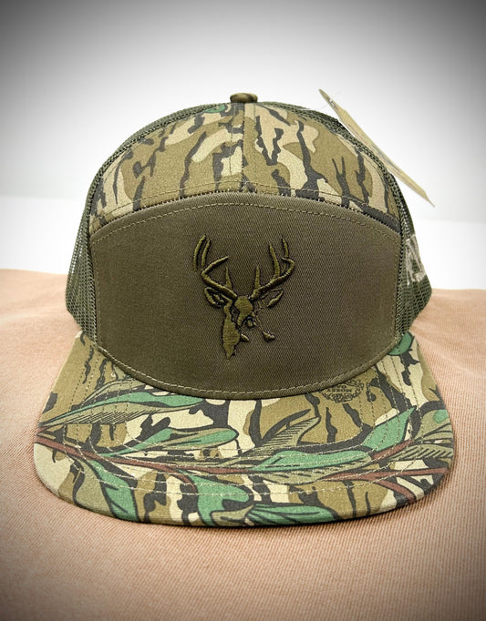 Buck Logo Mossy Oak Greenleaf & Olive Hat