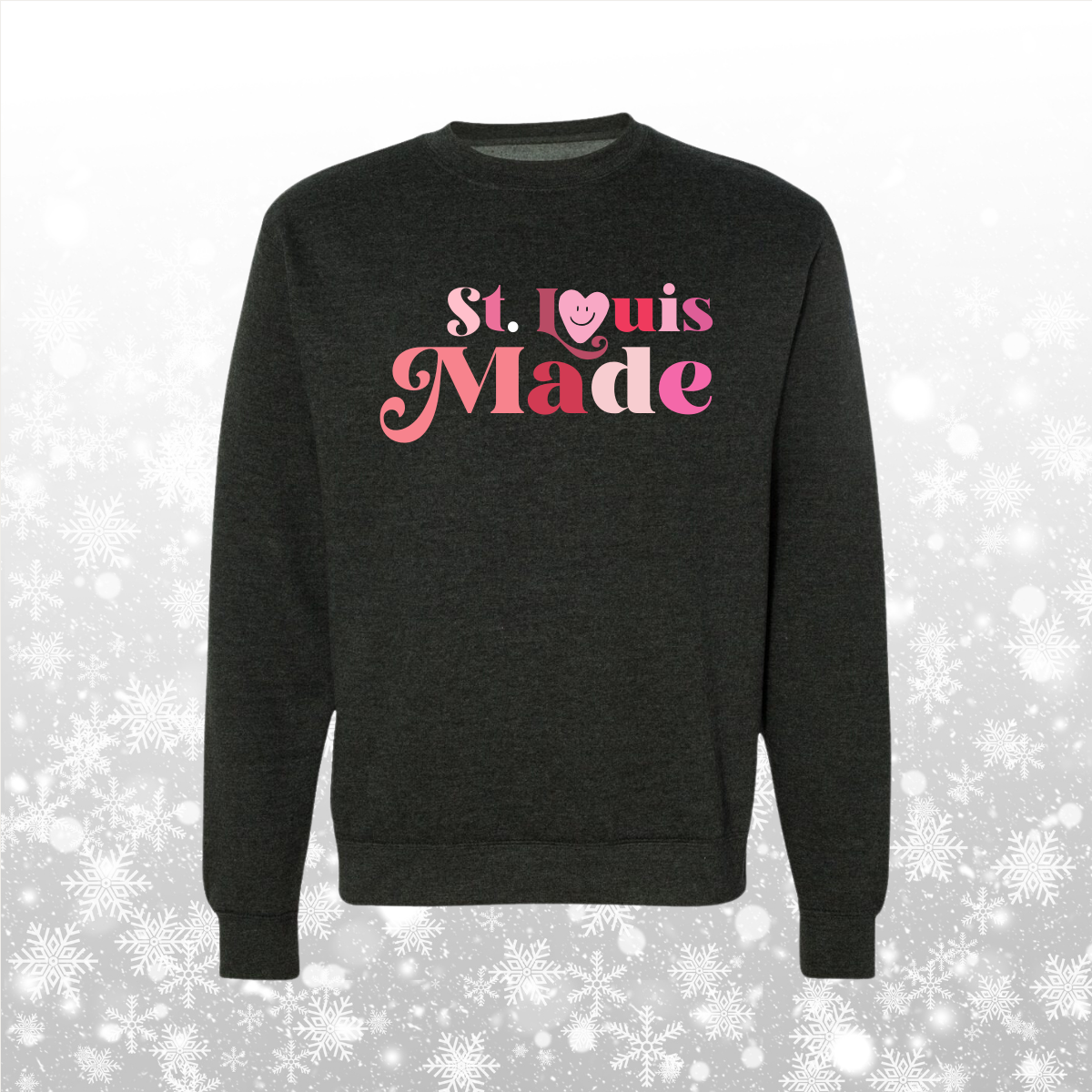 St. Louis Made Pink Crewneck