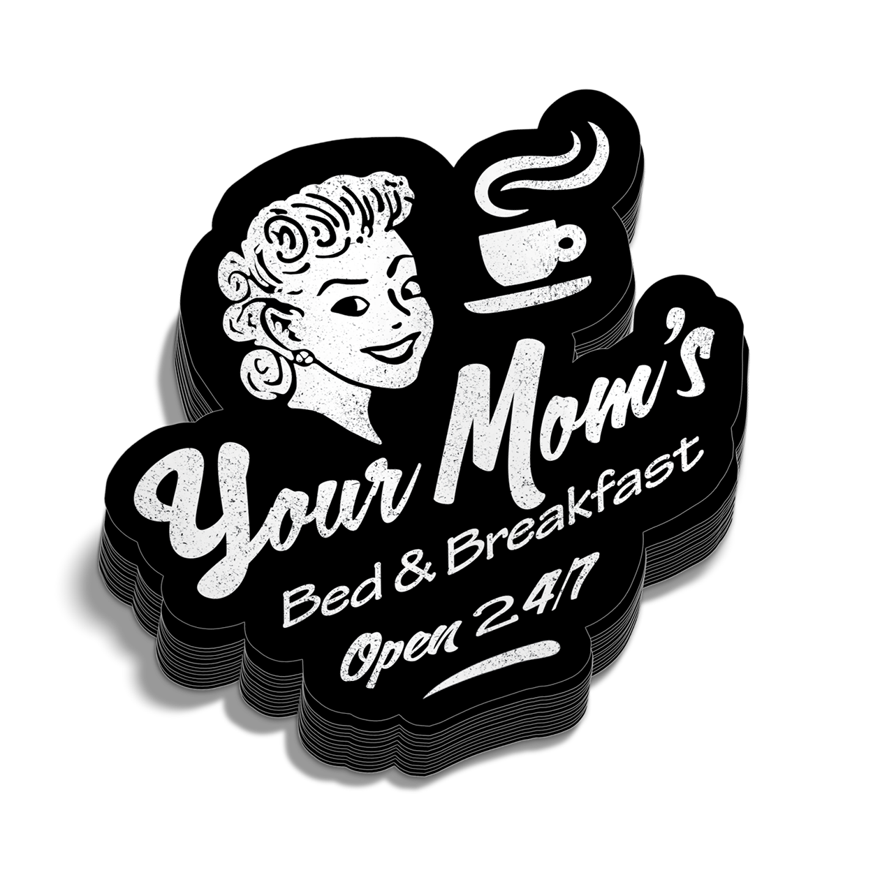 Your Mom Hard Hat Decal