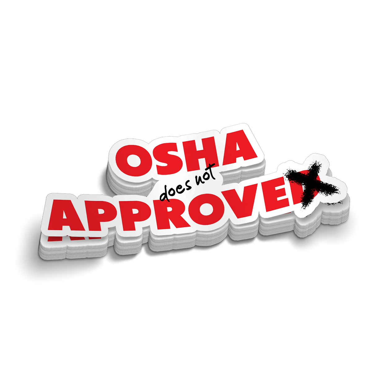 OSHA Hard Hat Decal