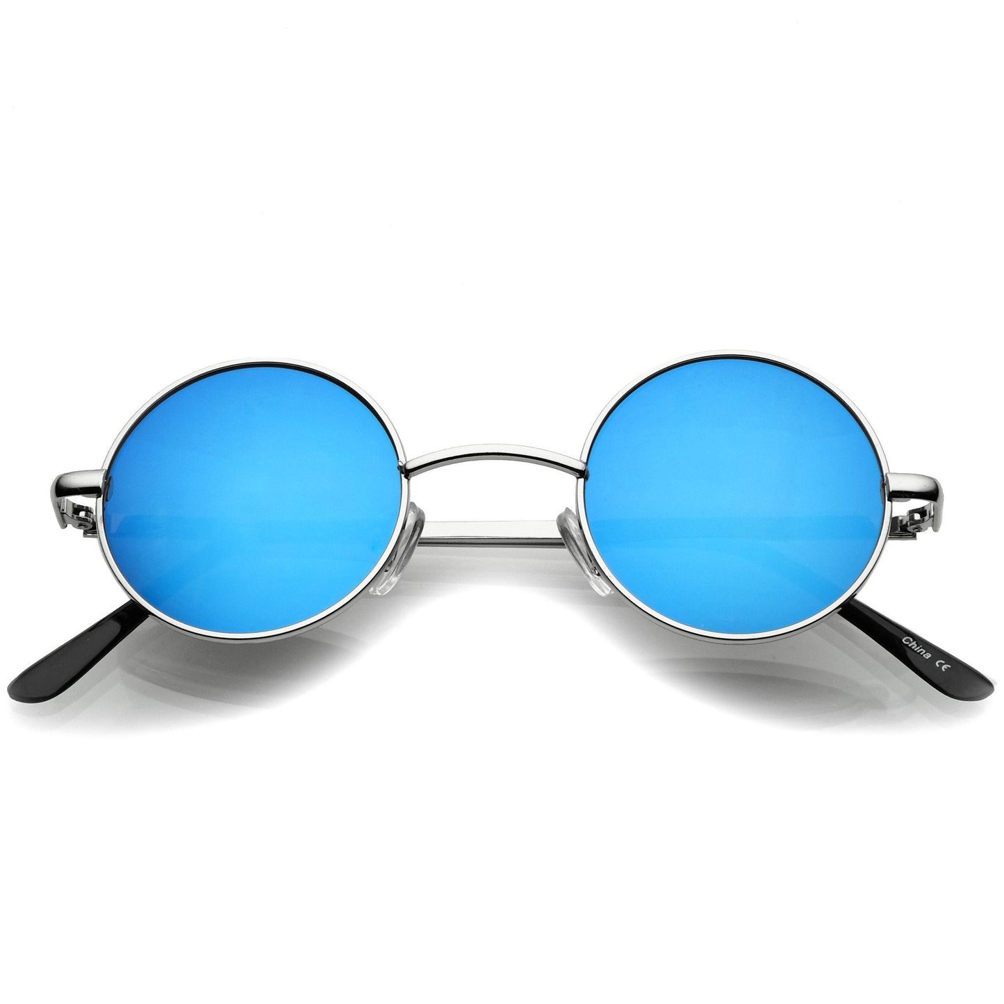 Retro Lennon Style Round Circle Metal Mirror Lens Sunglasses 1408