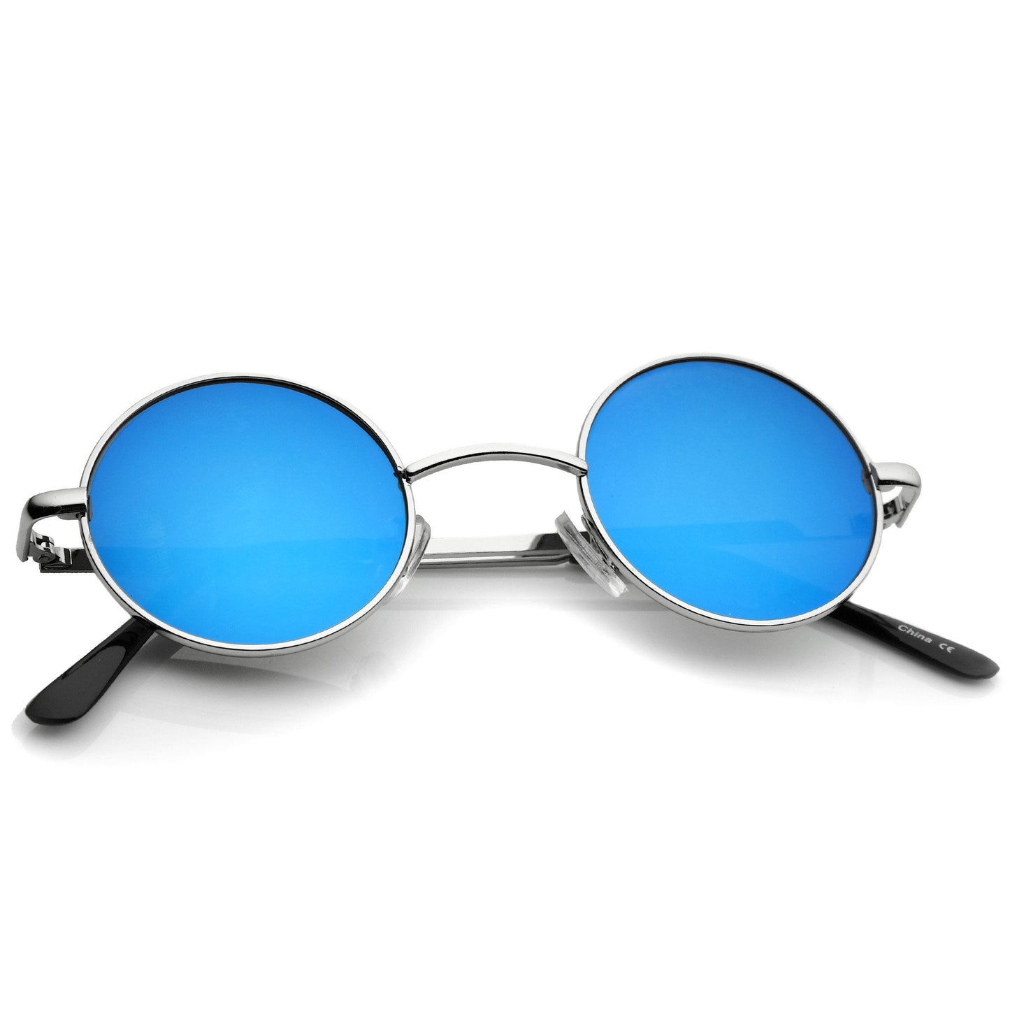 Retro Lennon Style Round Circle Metal Mirror Lens Sunglasses 1408