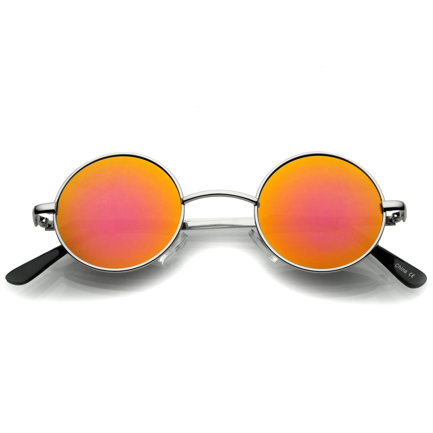 Retro Lennon Style Round Circle Metal Mirror Lens Sunglasses 1408