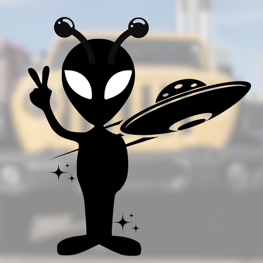 Alien and UFO Decal