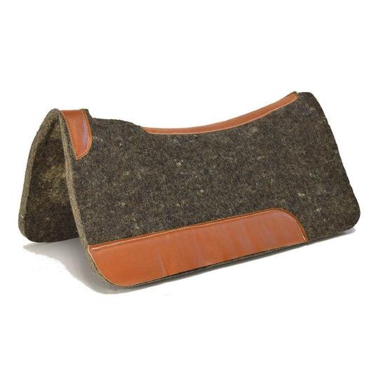 Wool Felt Pad with Oil Retan Leather