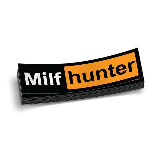 MILF Hunter - Hard Hat Decal