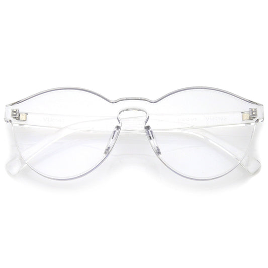 Mono Block Rimless PC Color Tone Lens Sunglasses A555