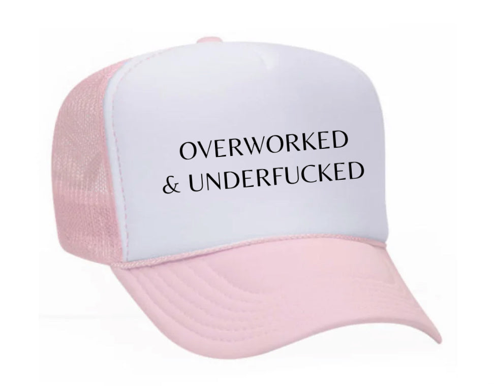 Overworked Trucker Hat