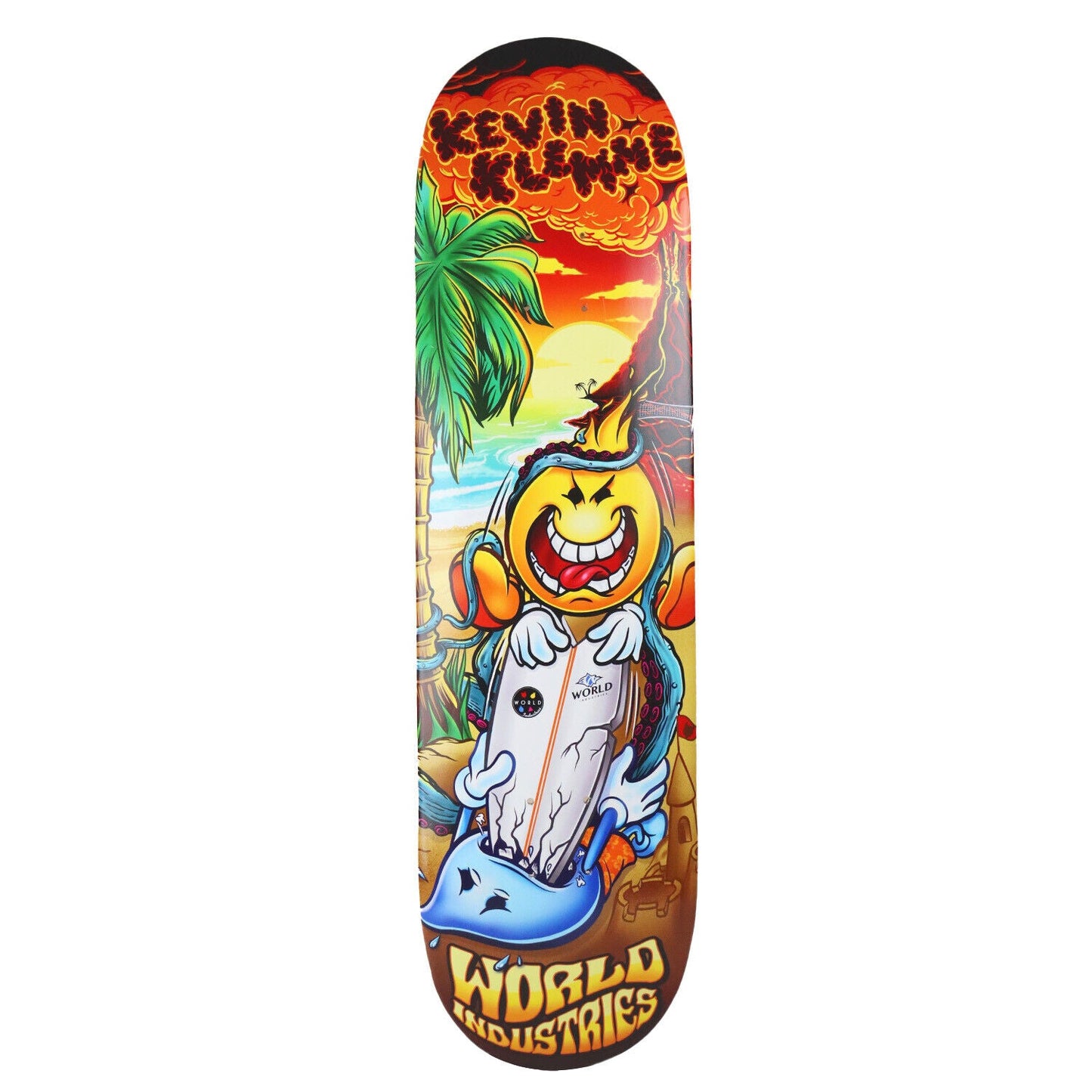 World Industries Klemme Surfs Up Skateboard Deck - 8.25"