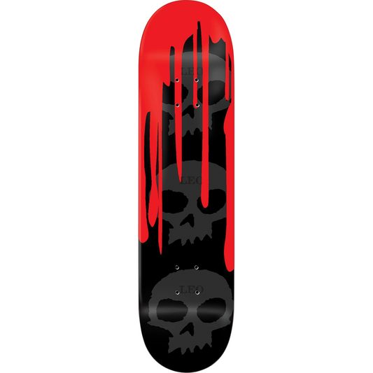 Zero Romero 3 Skull Blood Skateboard Deck - 8.25"