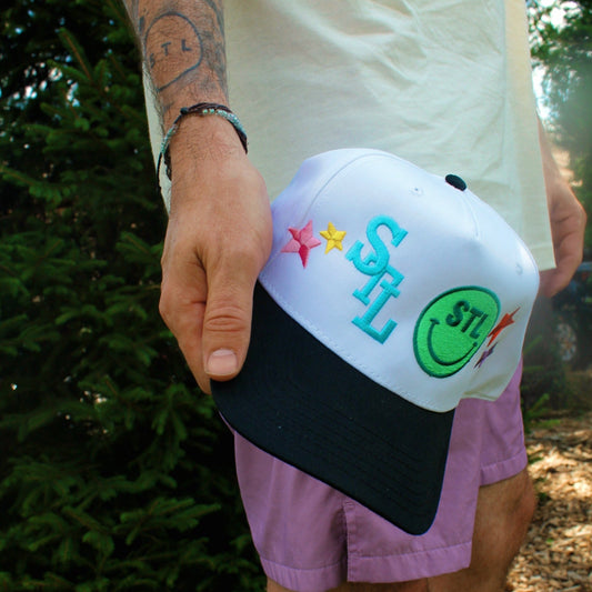 Smiley Slab Two Tone Cap