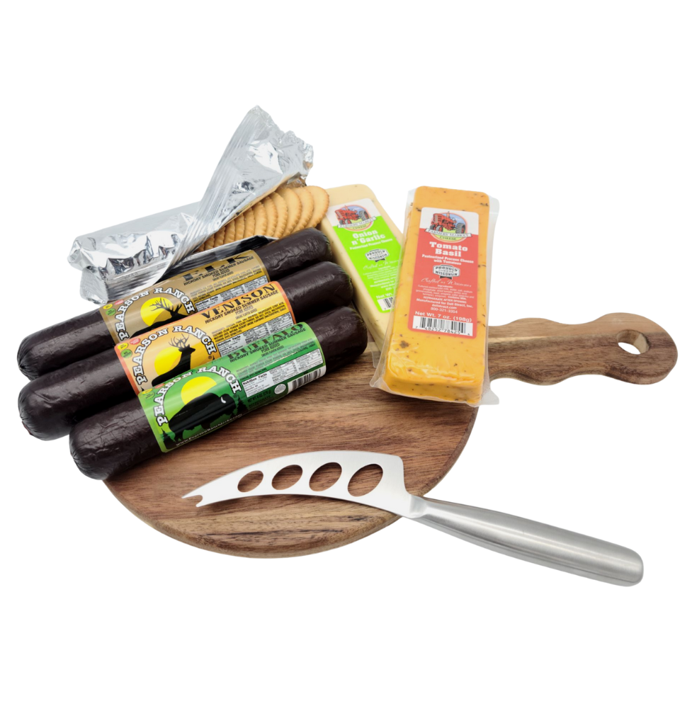 Exotic Meats Cutting Board Gift Set