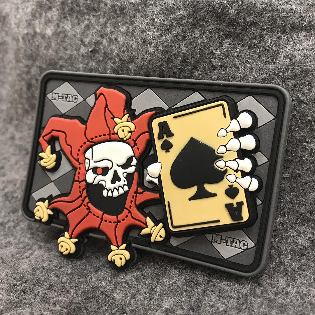 M-Tac patch Joker Skull 3D PVC