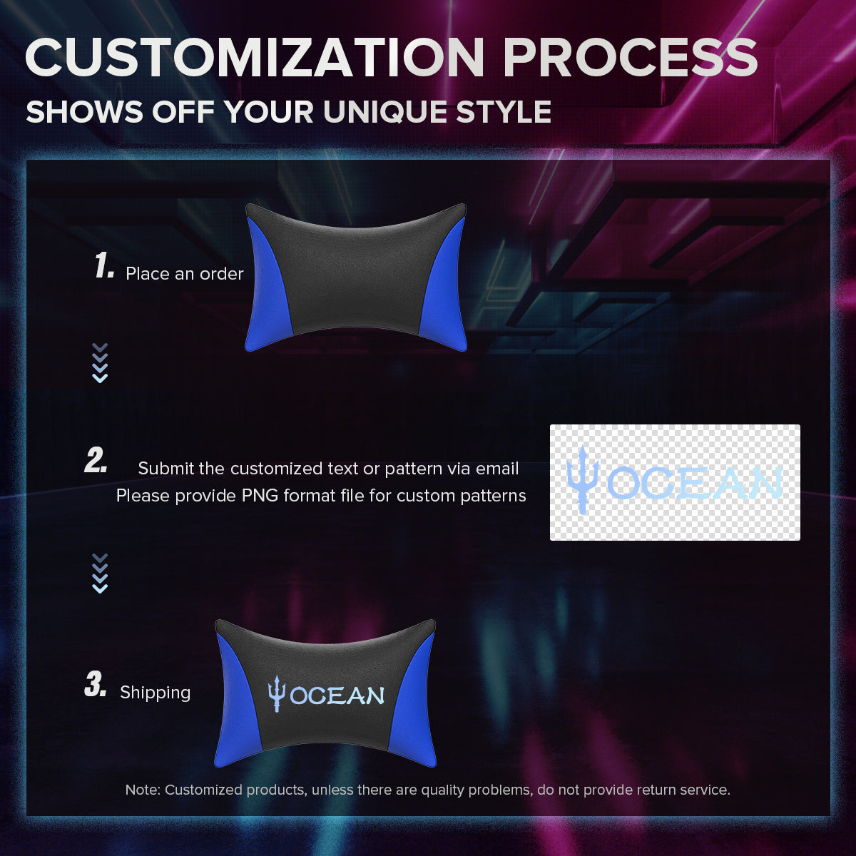 【Pre-Sale】GTRacing Customize Headrest