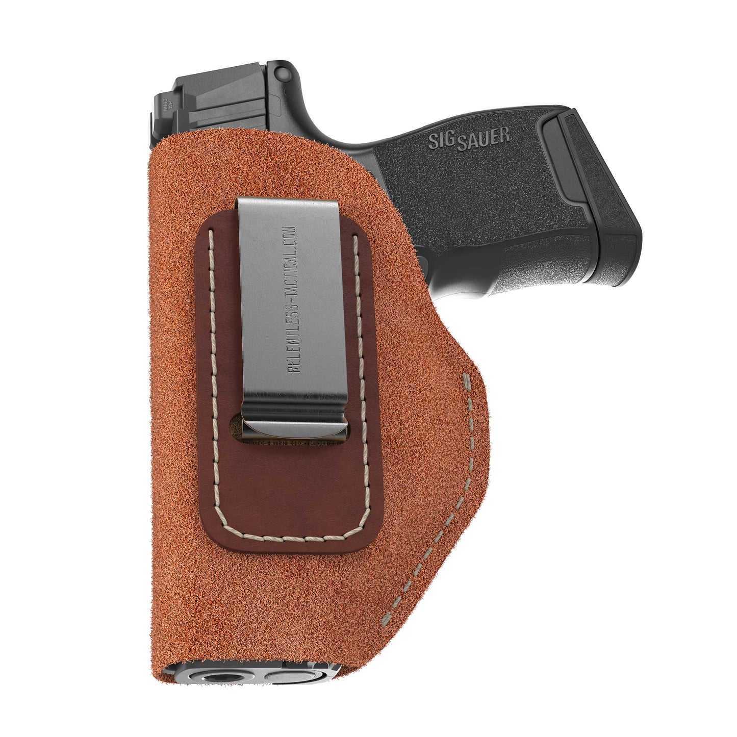 The Ultimate Suede IWB Holster - Medium Size | Fits Glock 42 | Sig P365 | Hellcat | Lifetime Warranty | Made in USA