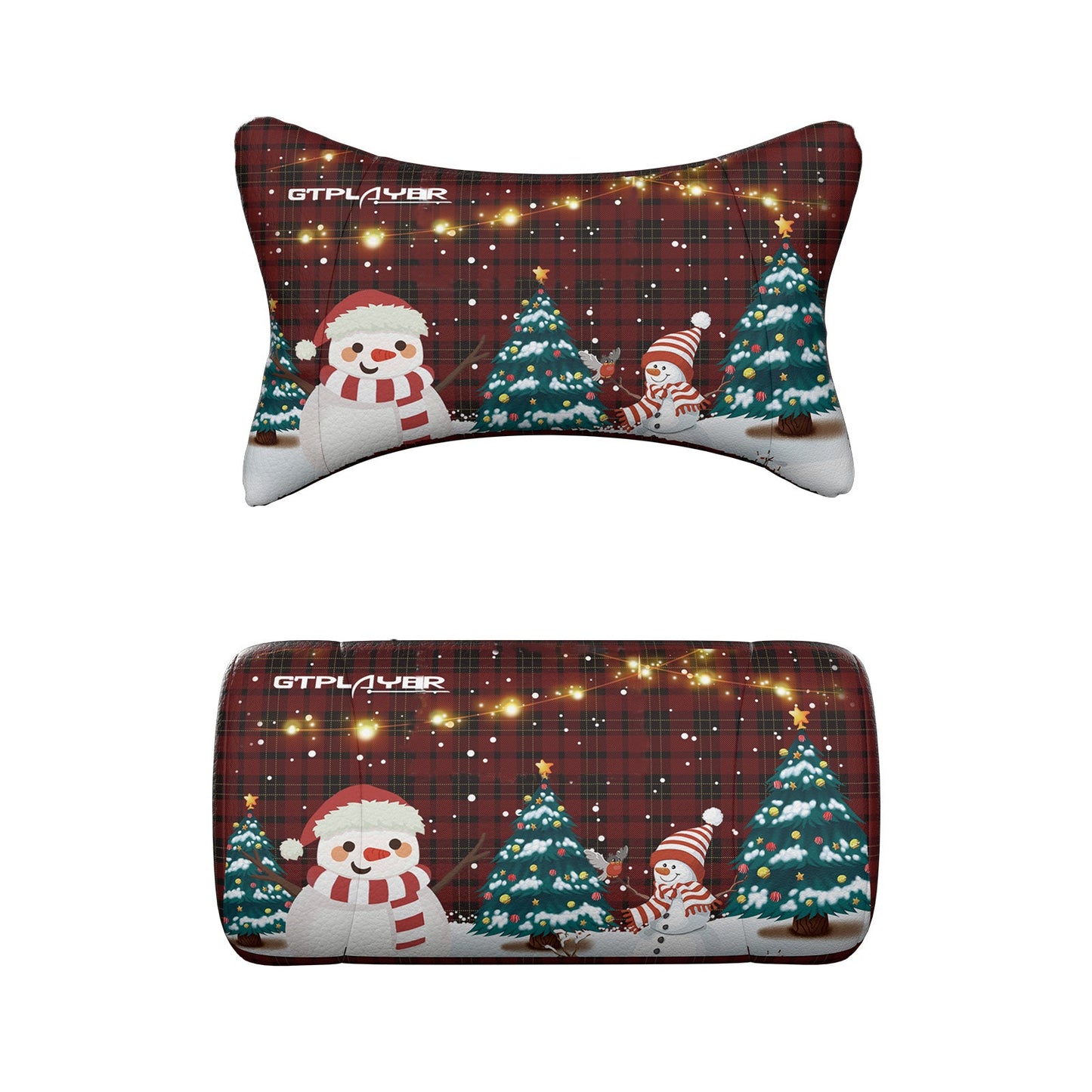 GTRacing Customize Headrest Christmas Edition（Headrest and Lumbar Pillow Set）