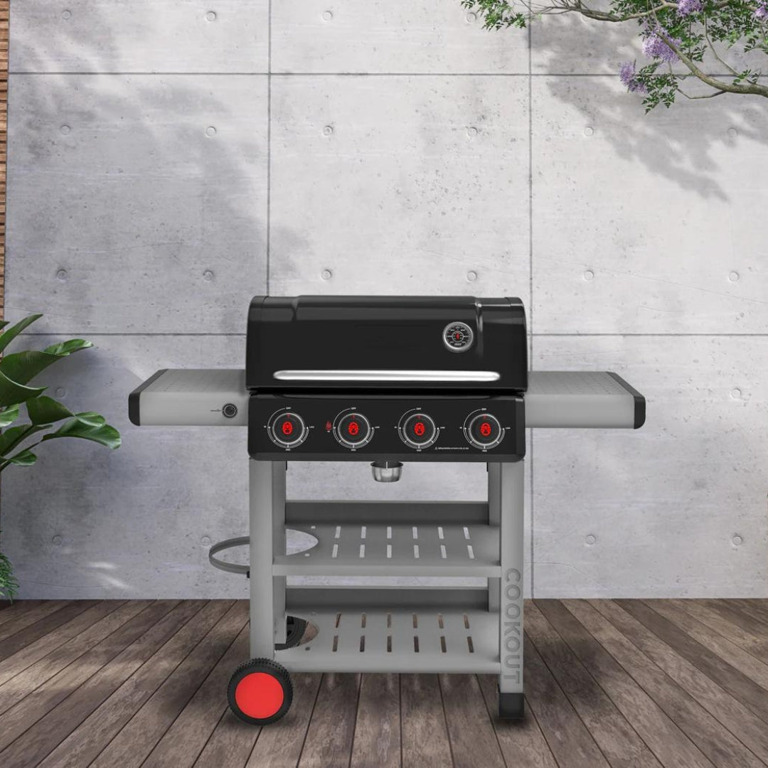 Coleman® Cookout™ 4-Burner Grill, Black