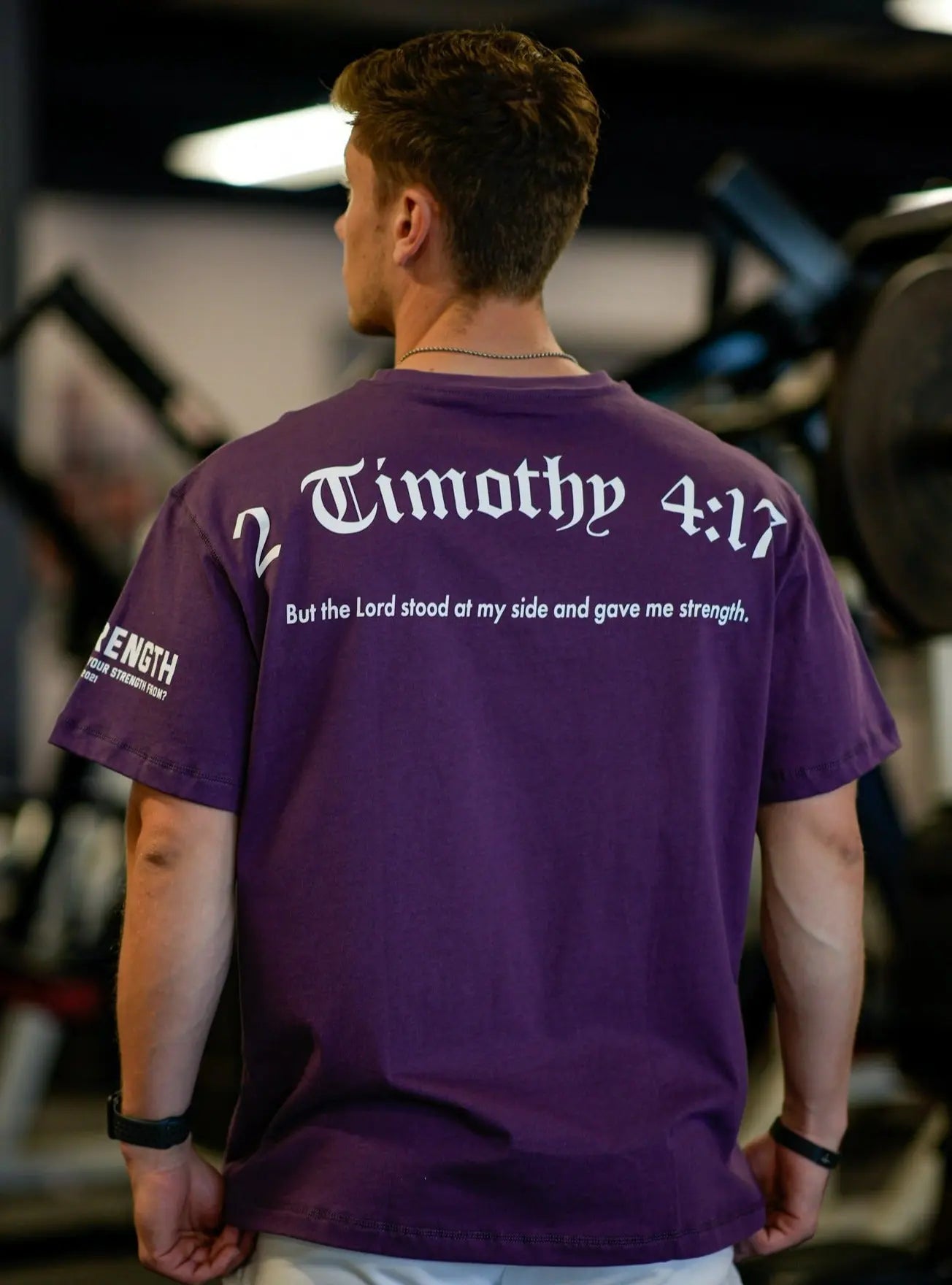 2 Timothy 4:17 Oversized Tee