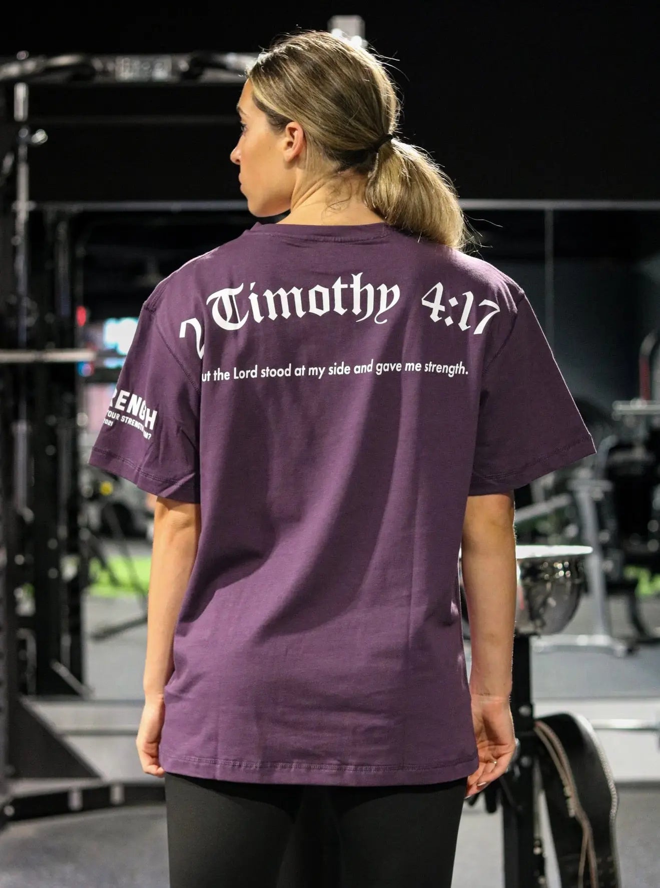 2 Timothy 4:17 Oversized Tee