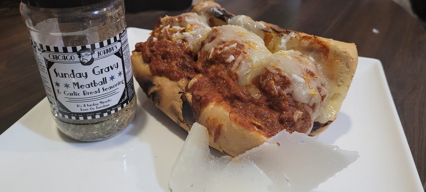 Sunday Gravy Seasoning | Fantastic Meatball Seasoning | Amazing Garlic Bread Seasoning by Chicago Johnnys