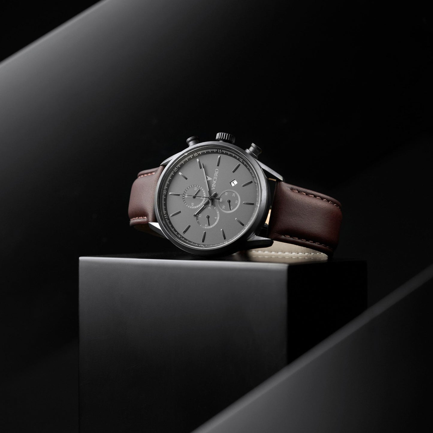 The Chrono S2 40mm - Gunmetal/Walnut