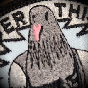 Consider This A Fucking Warning Pigeon - 3.5 inch Round Patch