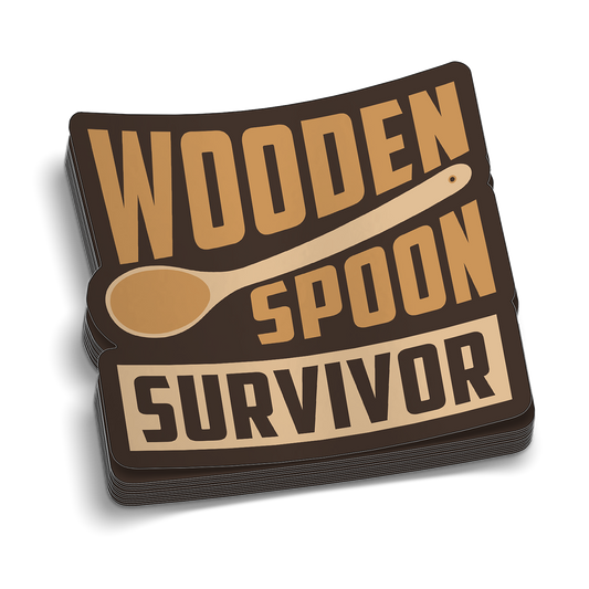 Wooden Spoon Hard Hat Decal