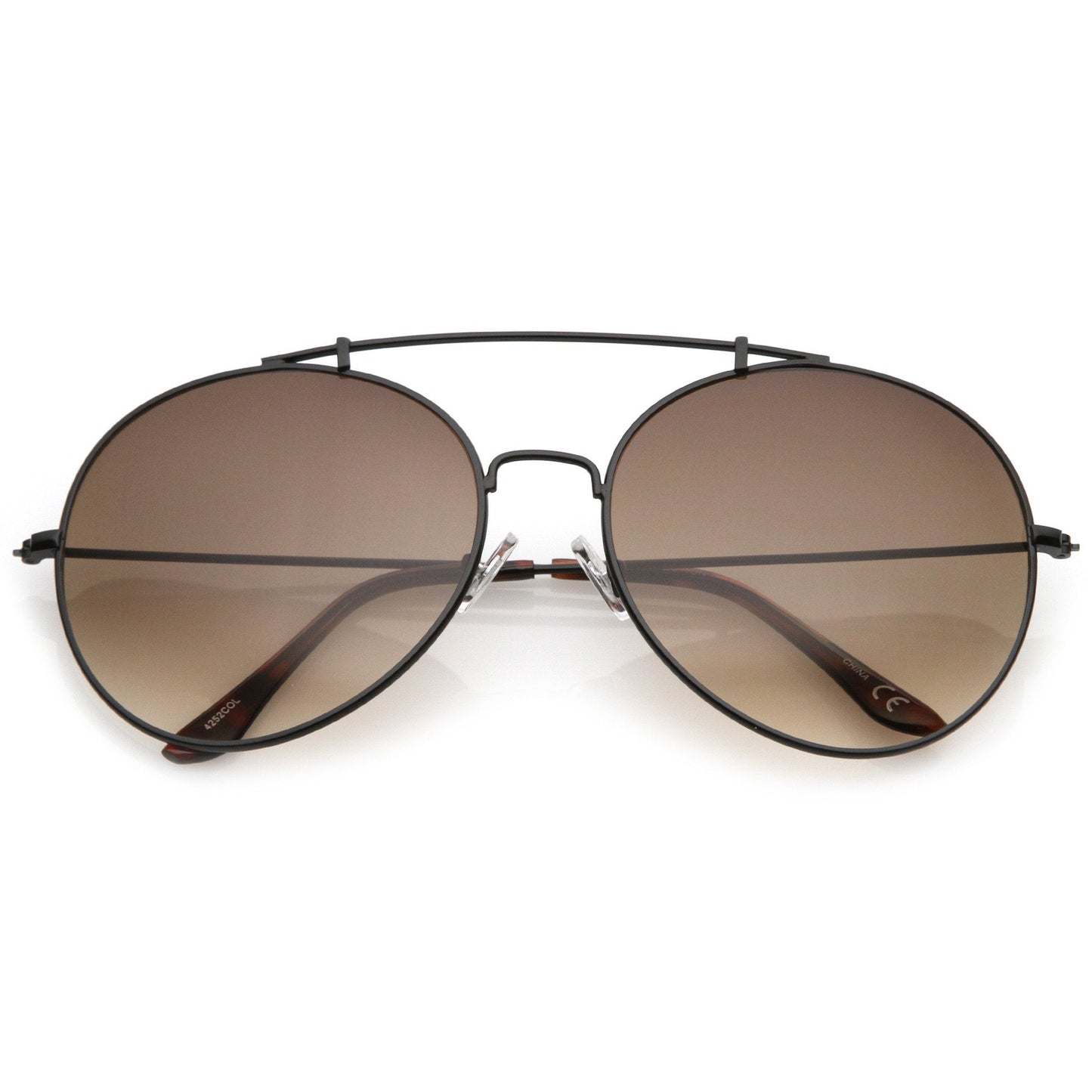 Retro Indie Oversize Gradient Lens Aviator Sunglasses A942