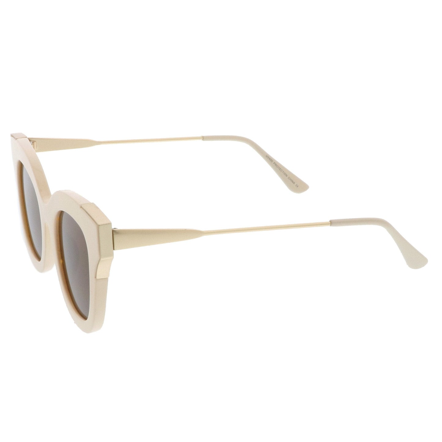 Women's Oversize Flat Frame Cat Eye Sunglasses C071