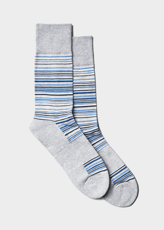 Everyday Comfort Socks - Lines Pattern