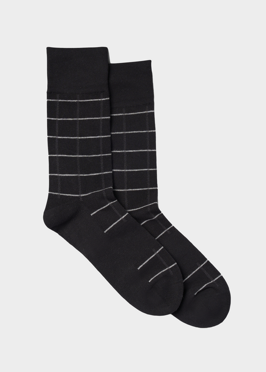 Everyday Comfort Socks - Straight Line Pattern