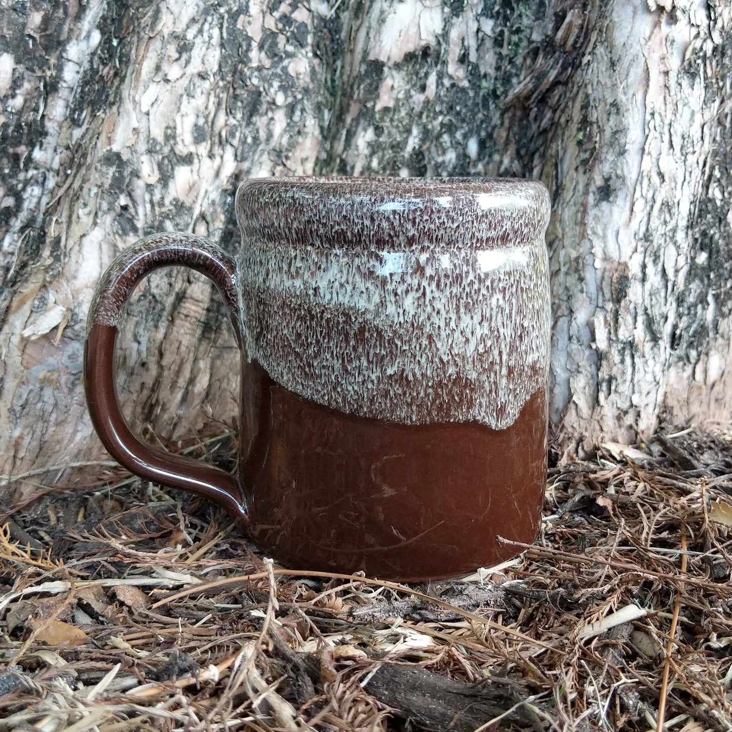 S'morey Time Handthrown Mug | Brown Coffee Mug | 12-14 oz