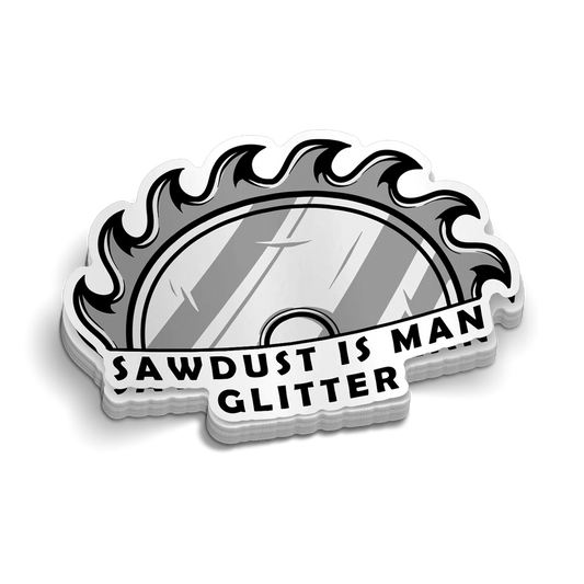 Sawdust - Hard Hat Decal