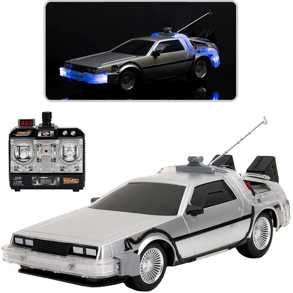 Back to the Future Remote Control 1:16 scale DeLorean Time Machine