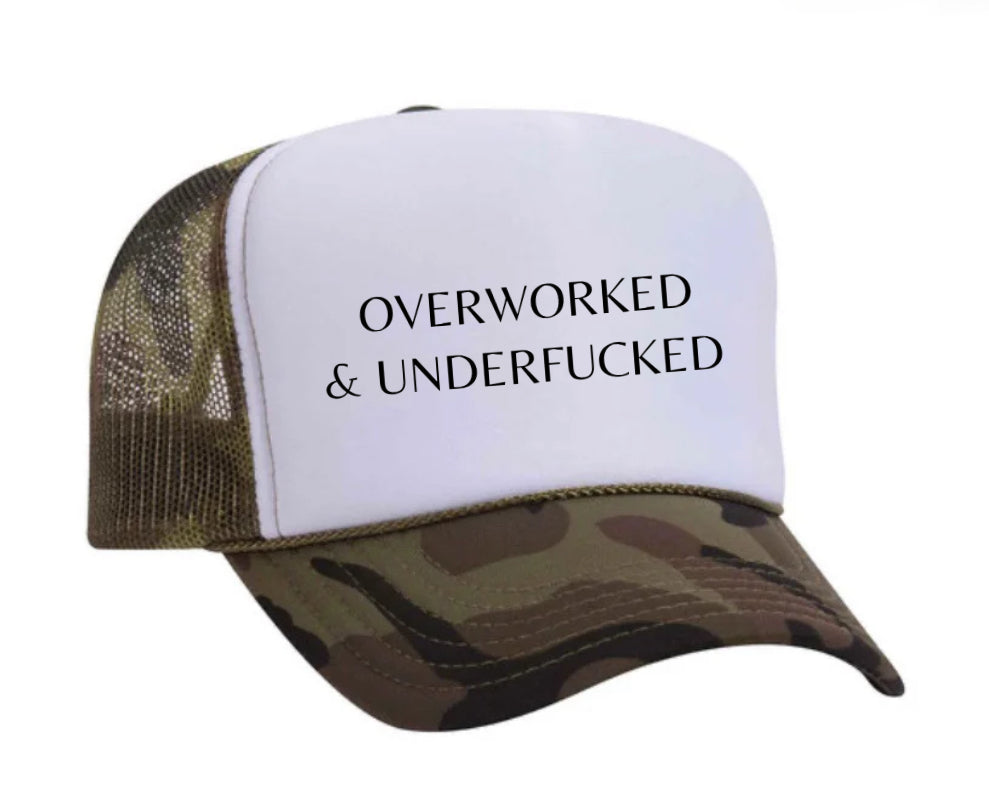 Overworked Trucker Hat