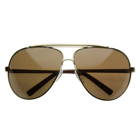 Extra Large Metal Oversize Frame Aviator Sunglasses 1580 70mm