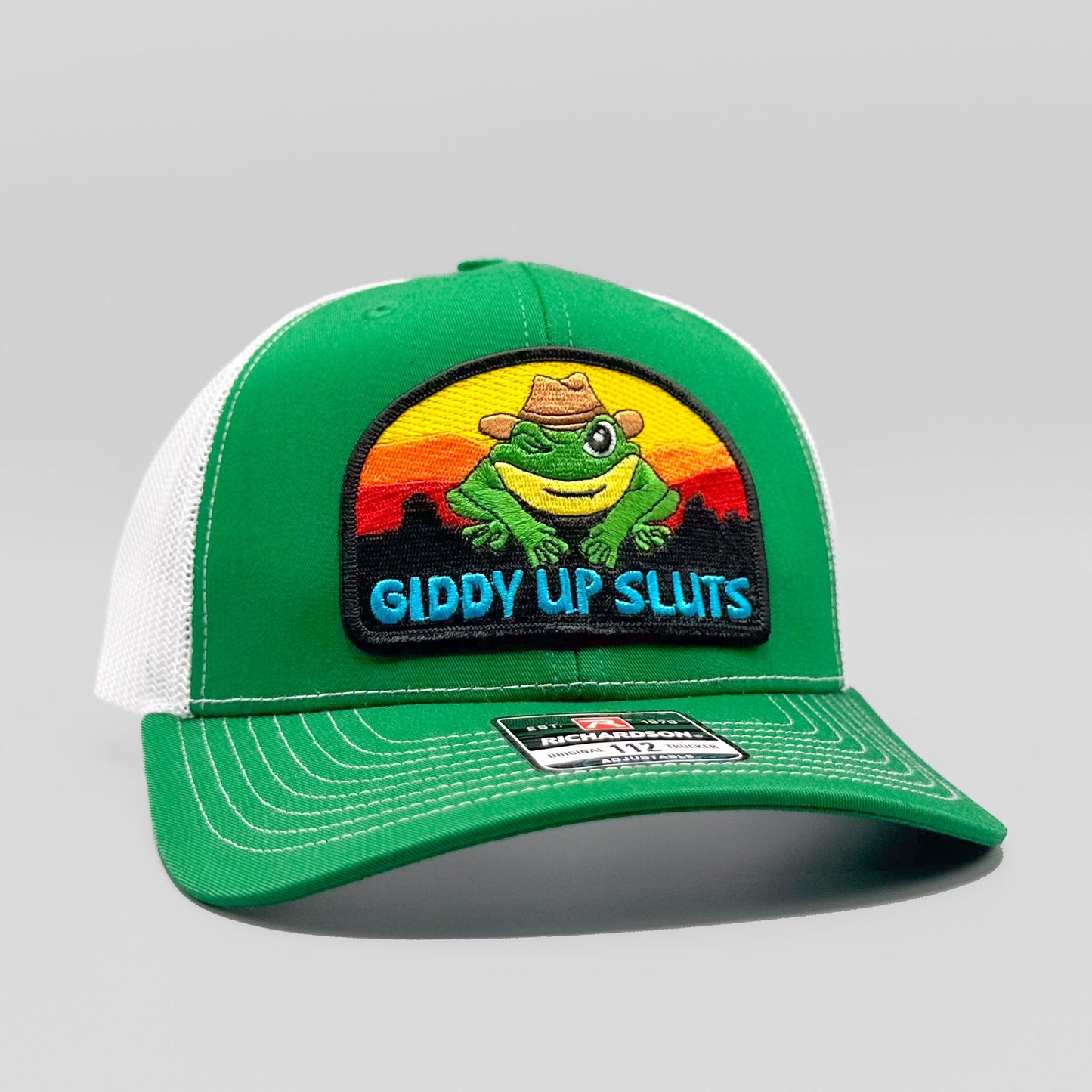 Giddy Up Sluts Funny Vintage Truckers Original Hat