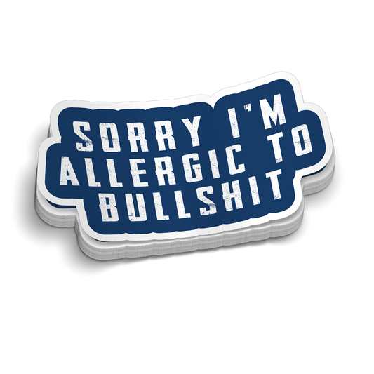 Allergic - Hard Hat Decal