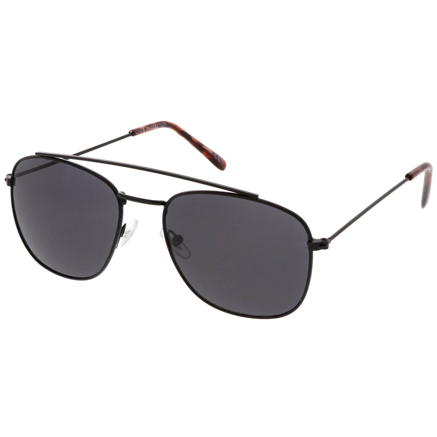 Retro Dapper Full Metal Square Crossbar Sunglasses C356