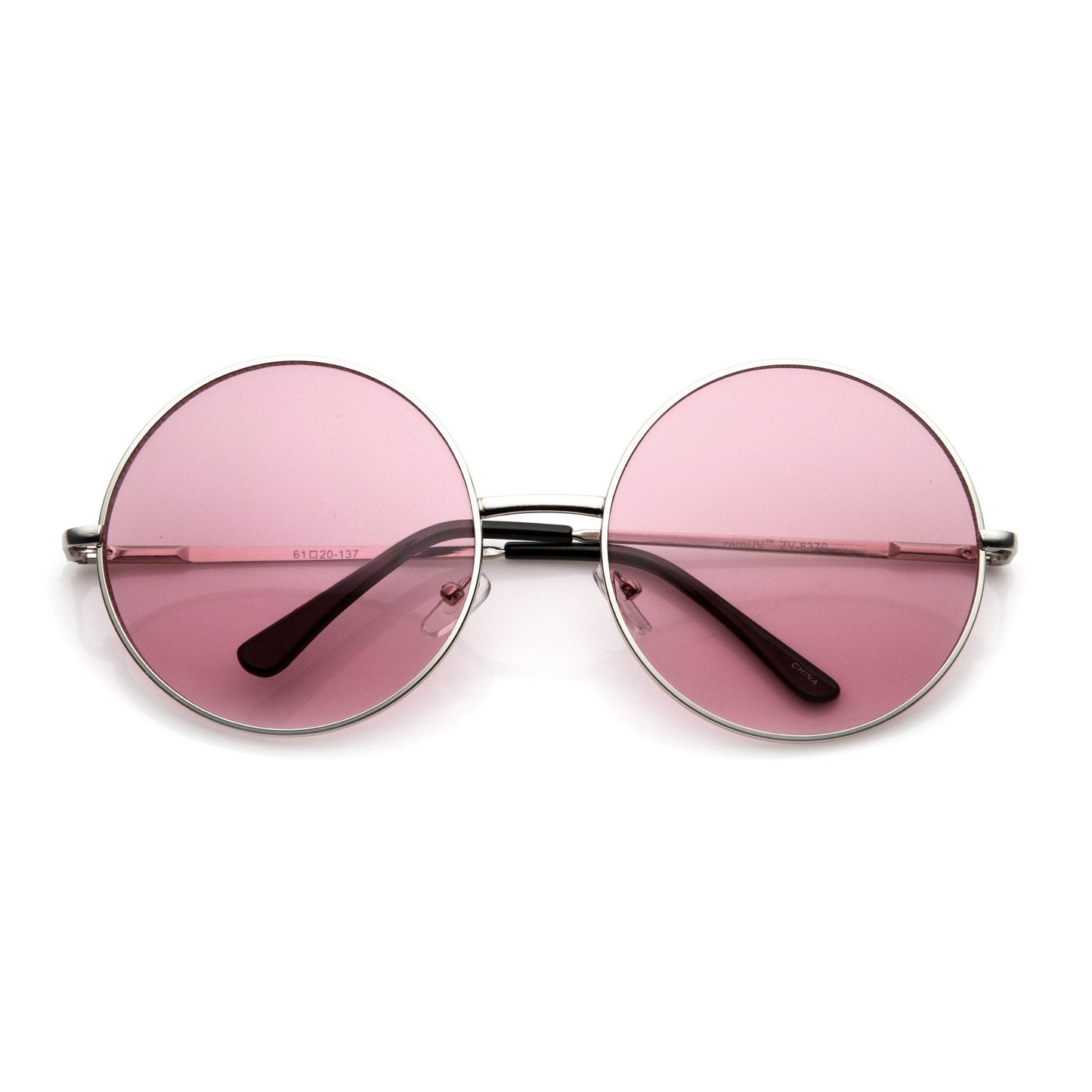 Oversize Vintage Inspired Metal Round Circle Sunglasses 8370