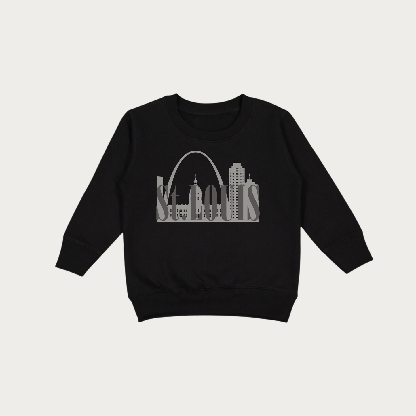 Vintage St. Louis Skyline Toddler Crewneck