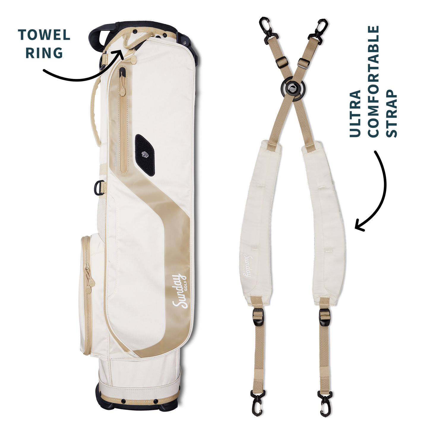 El Camino | Toasted Almond Walking Golf Bag