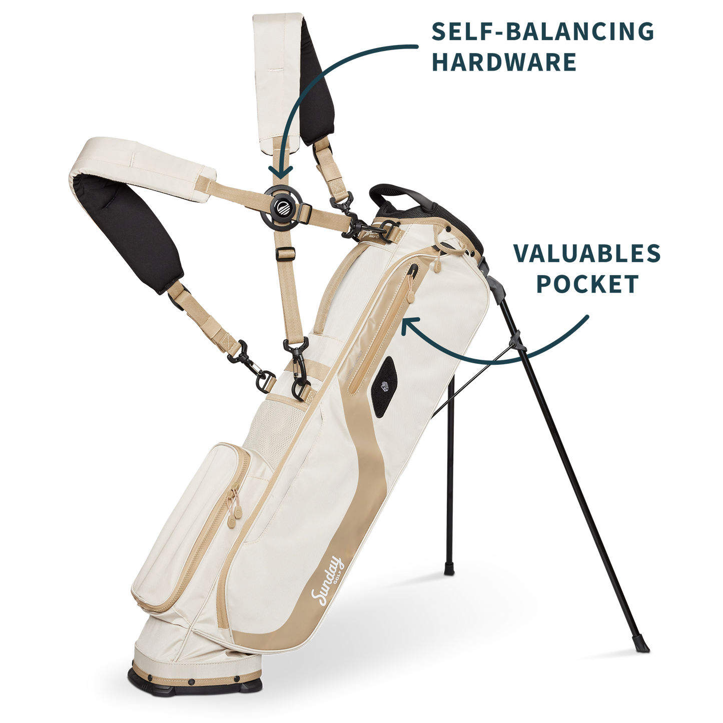 El Camino | Toasted Almond Walking Golf Bag