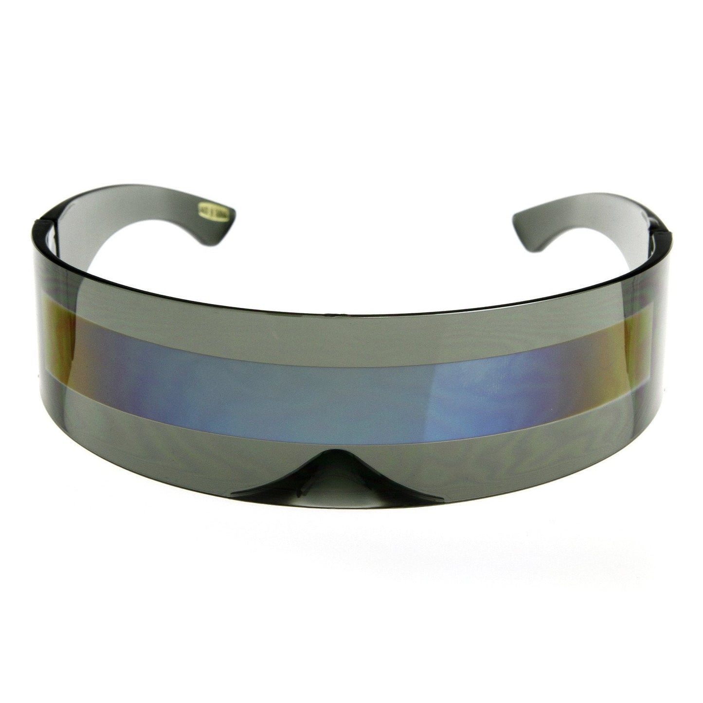 Futuristic Retro Mirror Wrap Around Shield Sunglasses 8762