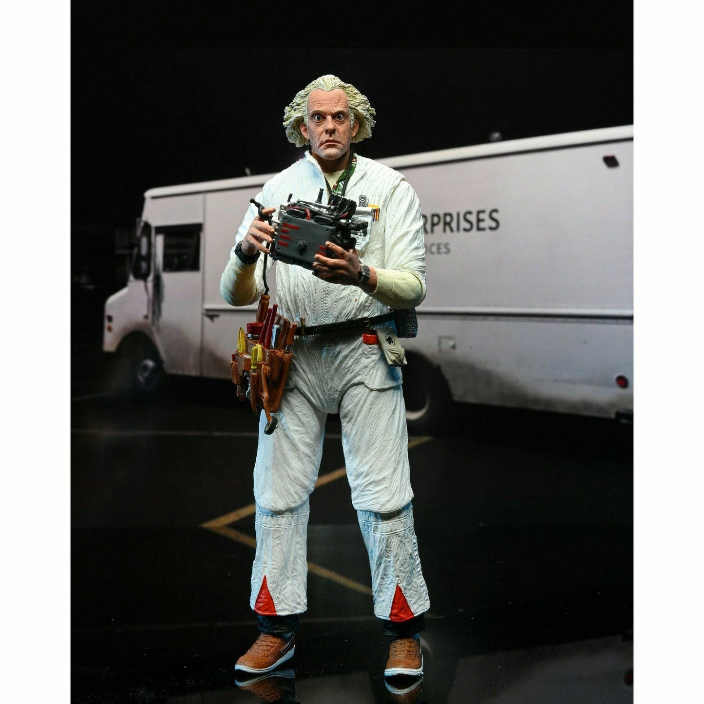 NECA Back to the Future 7" Scale Action Figure - Ultimate Doc Brown (1985 "Hazmat Suit")