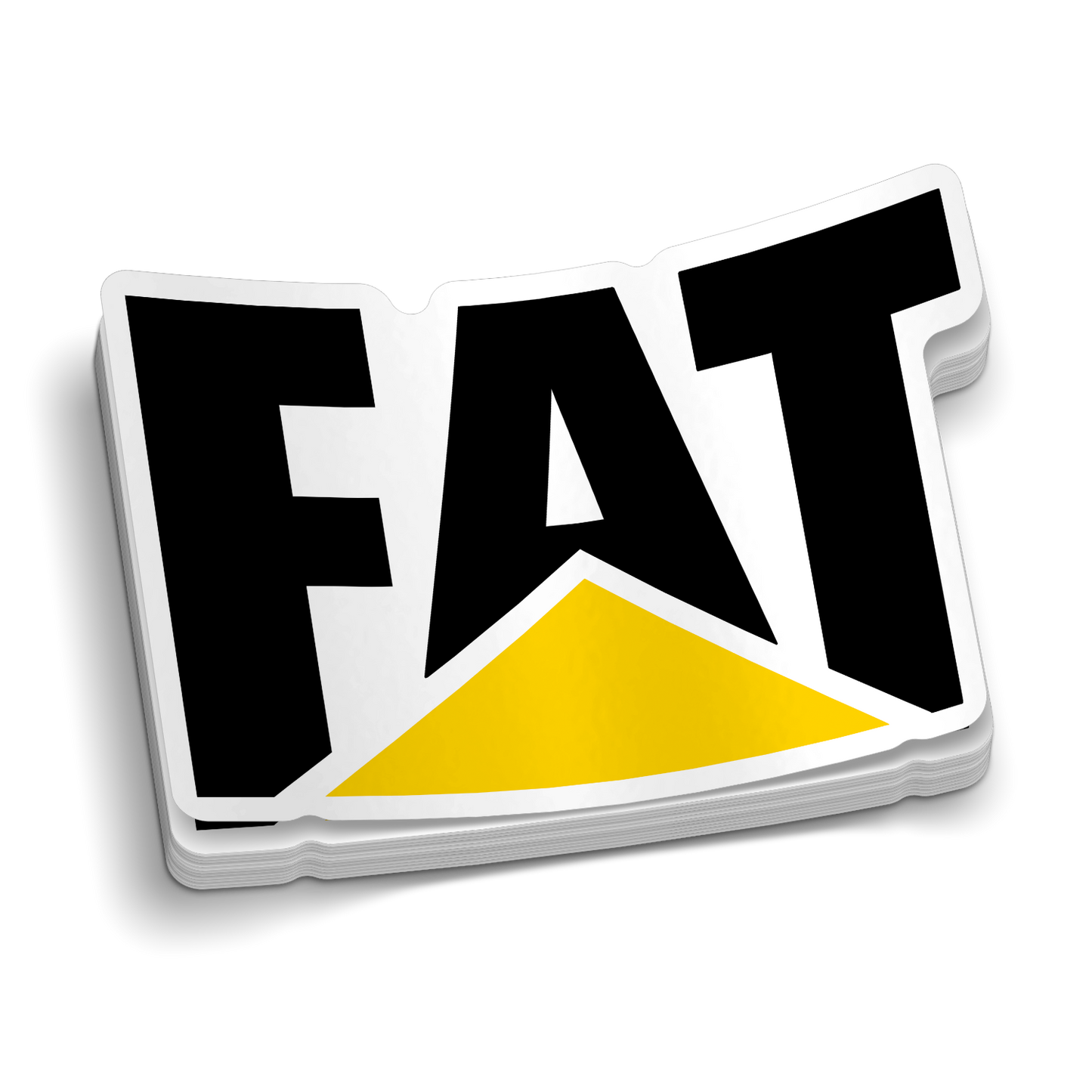 Fat - Hard Hat Decal